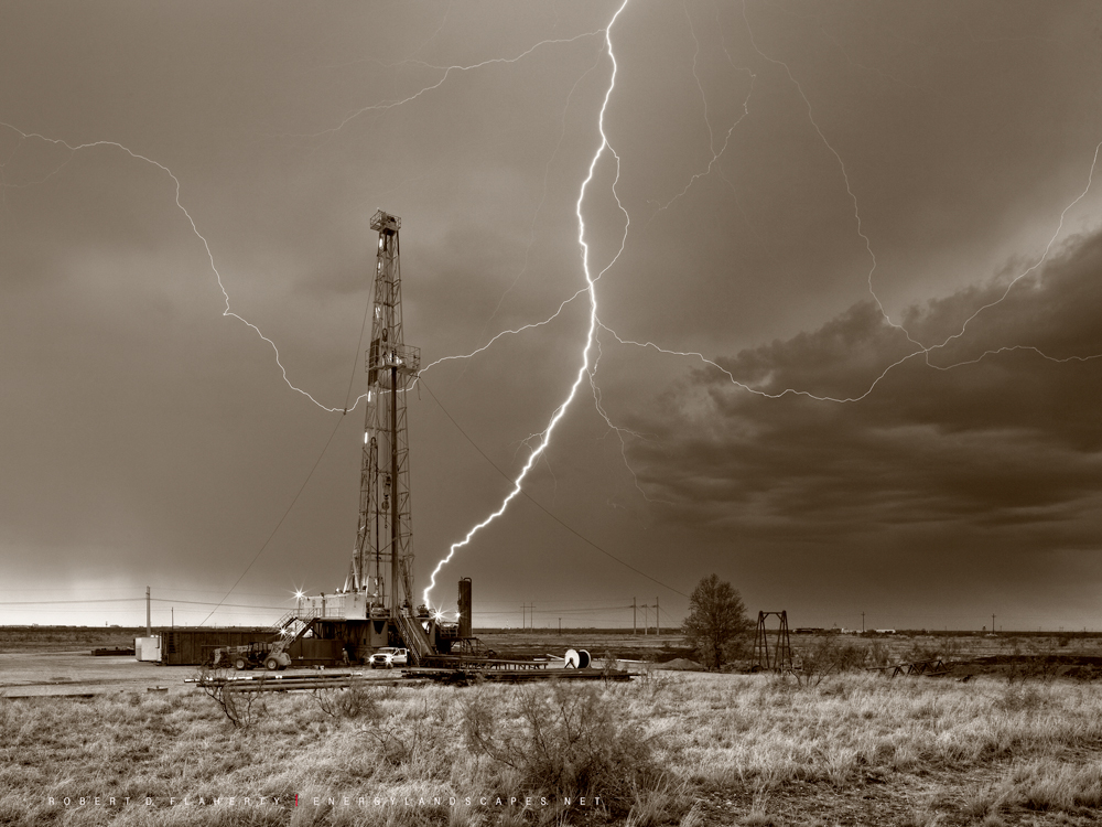 The Sepia Collection Robert Flaherty Stock Fine Art Oil & Gas Photography Texas